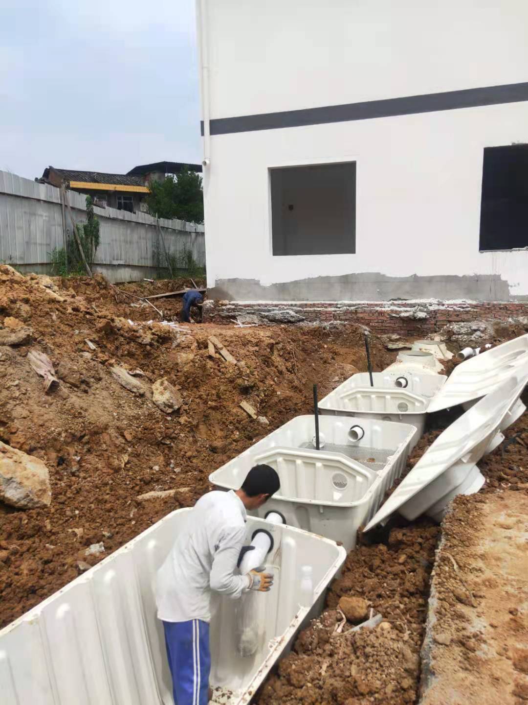 農(nóng)村生活污水處理池實(shí)例